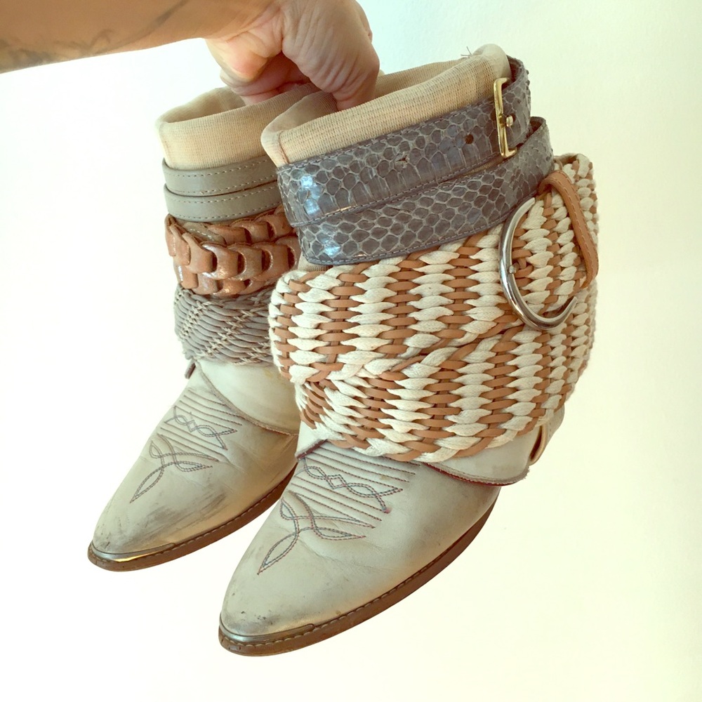 ONE OF A KIND Up cycled Vintage Boots!
